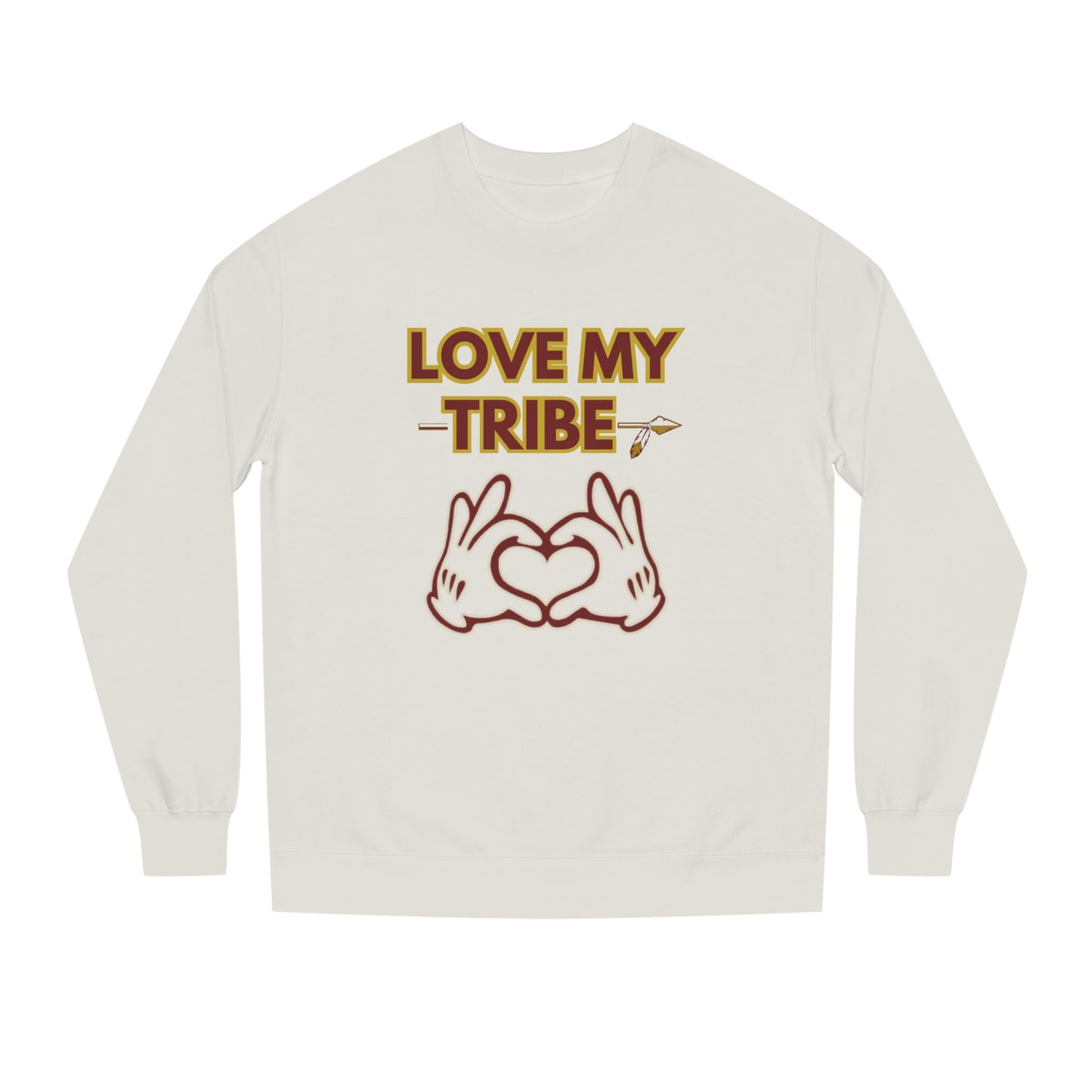 Roll Tribe "Love My Tribe" Unisex Crew Neck Sweatshirt