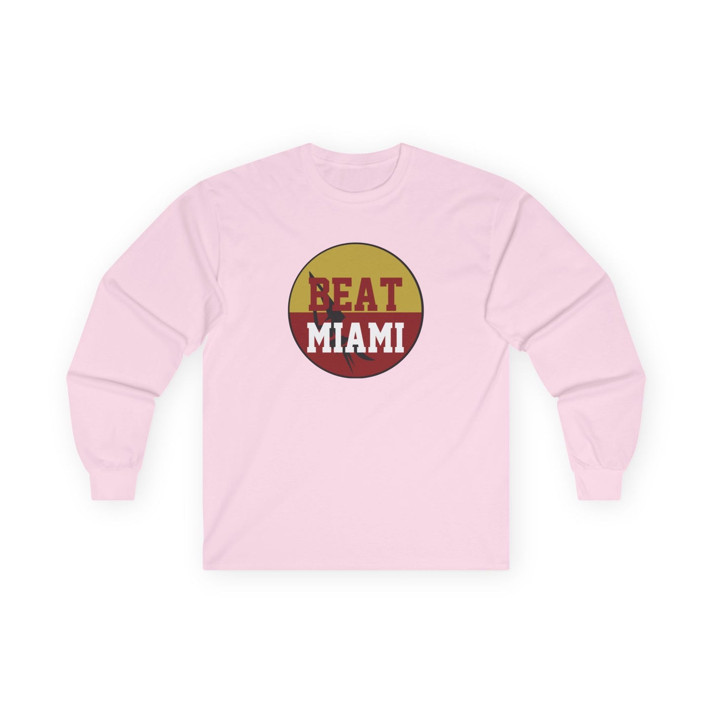 Gameday - "BEAT MIAMI" Button Long Sleeve Tee
