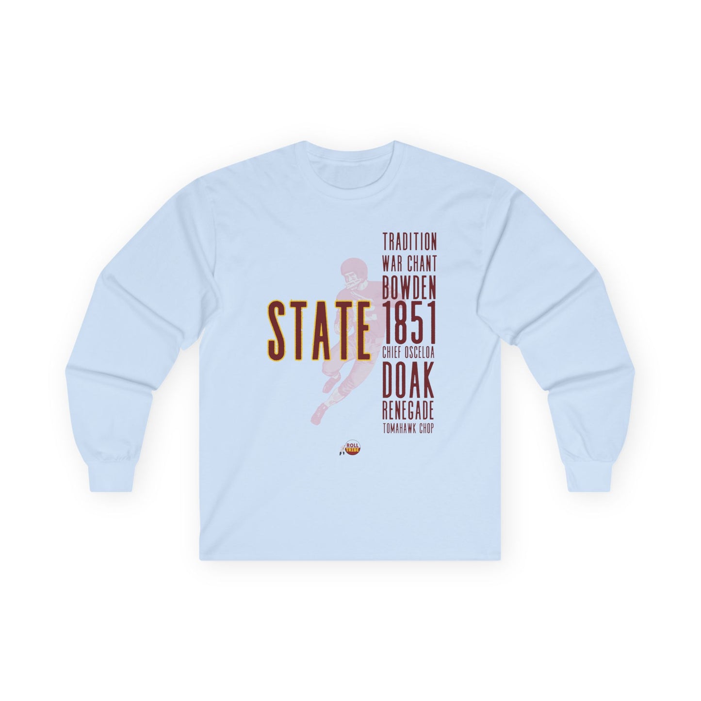 Unisex Long Sleeve Tee - State Tradition Bowden 1851
