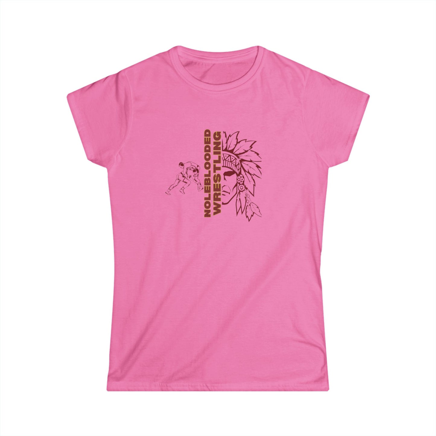 Noleblooded Athletics - Wrestling Women's Softstyle Tee