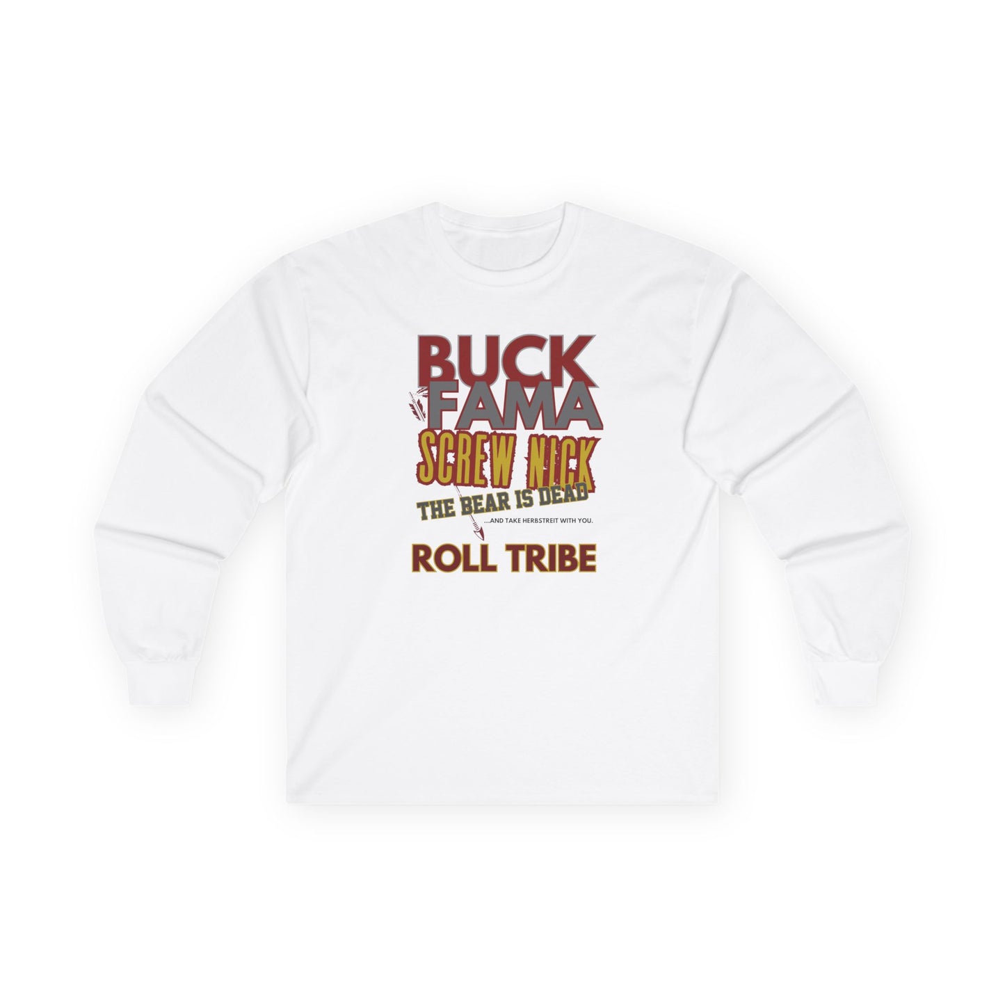 Buck Fama Long Sleeve Tee - Screw Nick Design for Comfortable Casual Wear
