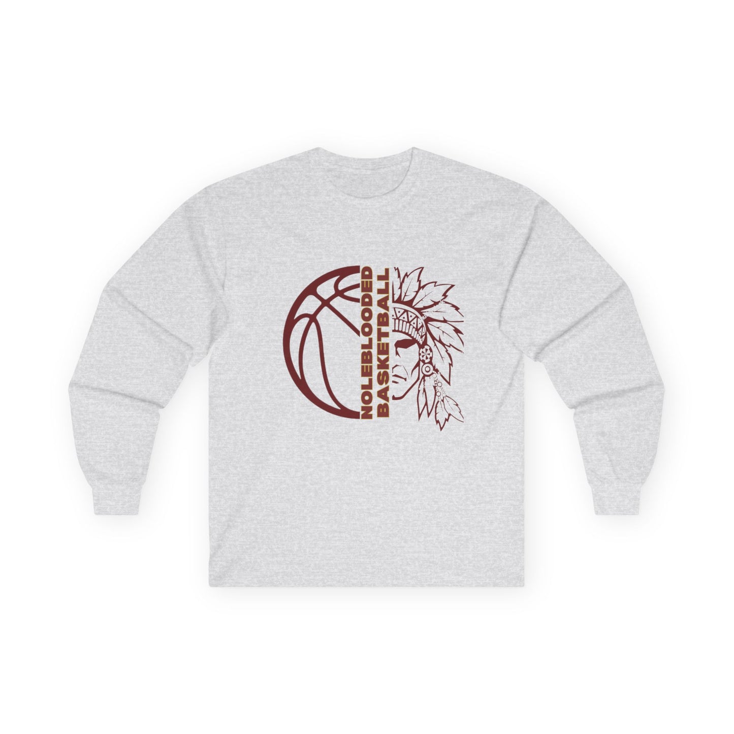 Noleblooded Athletics - Basketball Unisex Double-Sided, Long Sleeve Tee