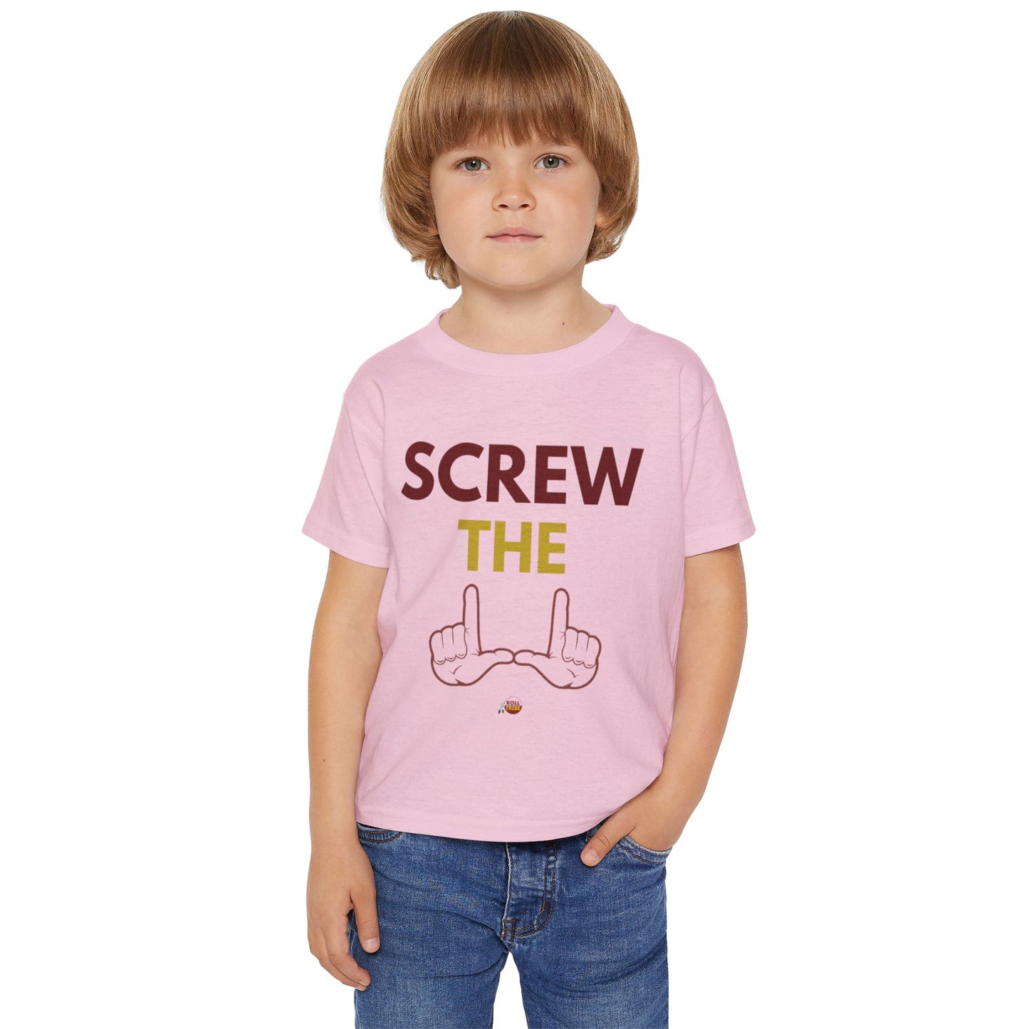 Funny Toddler T-Shirt - "Screw The" Graphic Tee for Kids