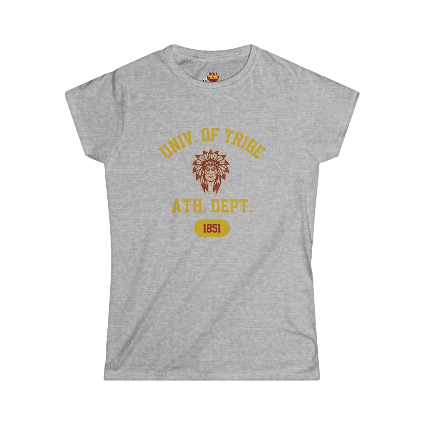 University of Tribe Athletic Dept. 1851 - Vintage Women's Softstyle Tee