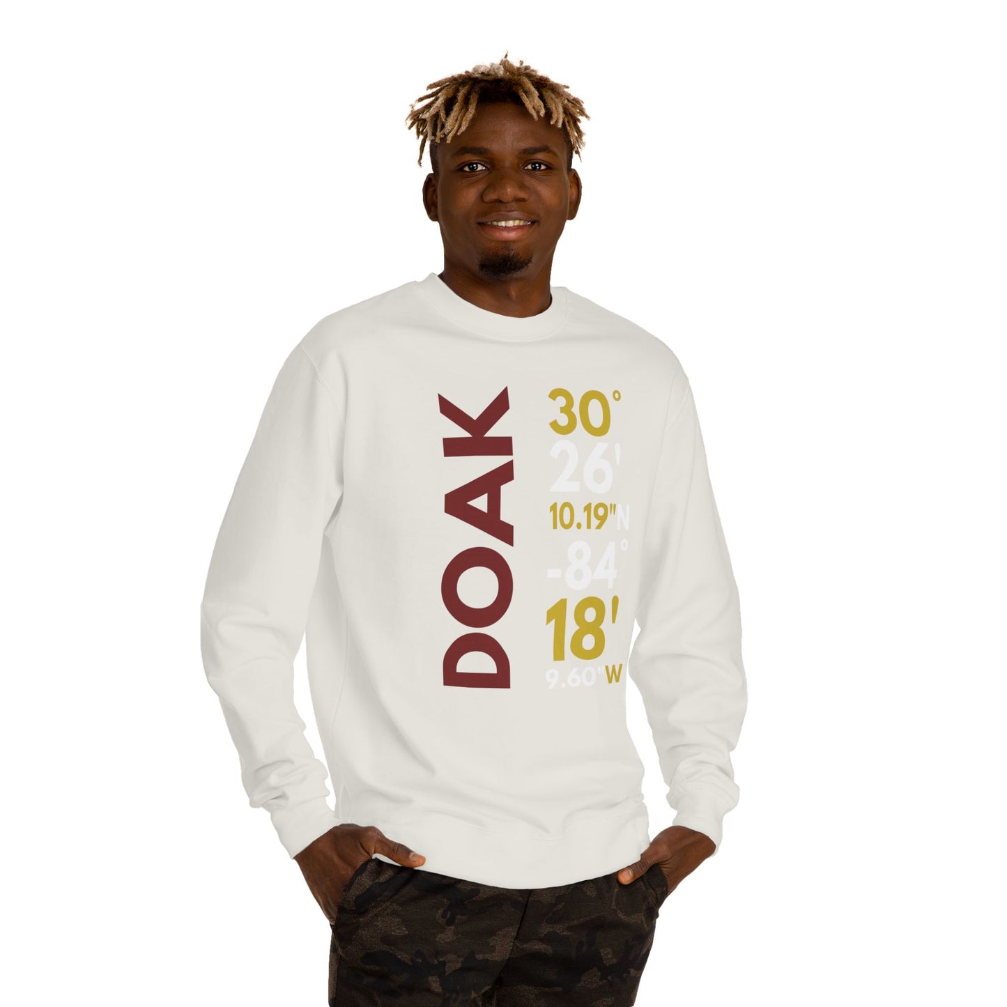 Gameday - "DOAK Coordinates" Unisex Crew Neck Sweatshirt