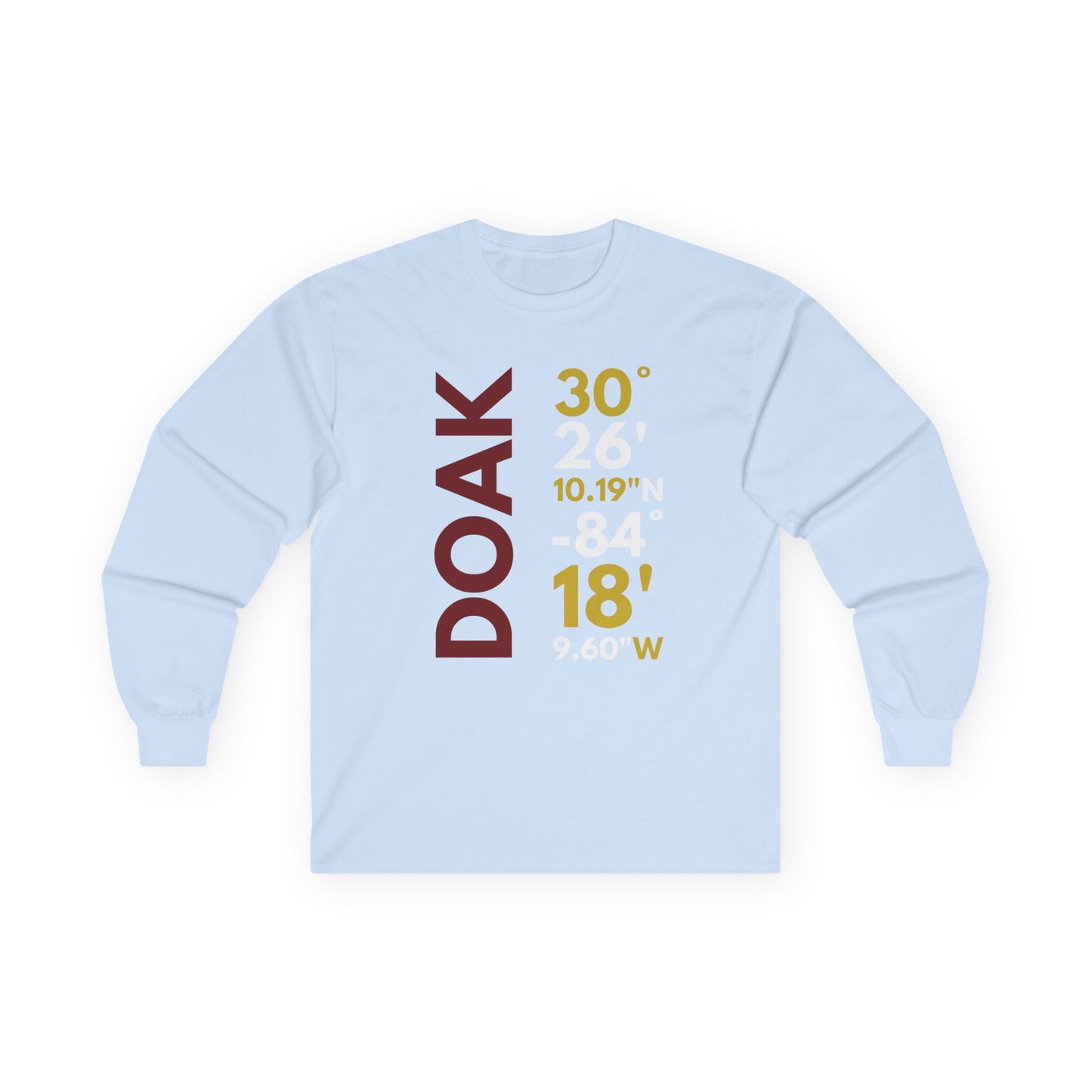 Gameday - "DOAK Coordinates" Unisex Long Sleeve Tee