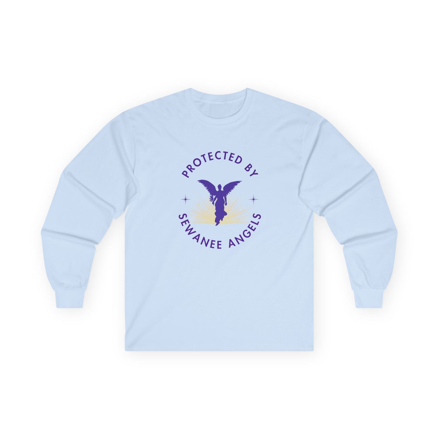 "Protected by Sewanee Angels"  Long Sleeve Tee