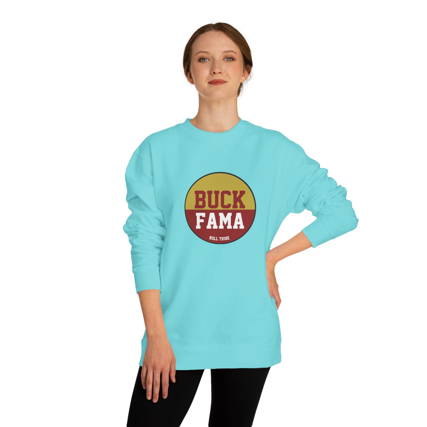 Gameday - "BUCK FAMA" Button Unisex Cozy & Trendy Sweatshirt