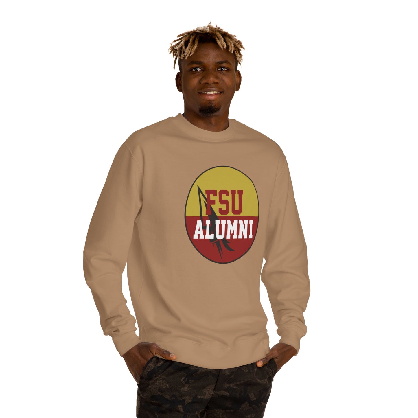 Gameday - "FSU ALUMNI Button" Unisex Crew Neck Sweatshirt