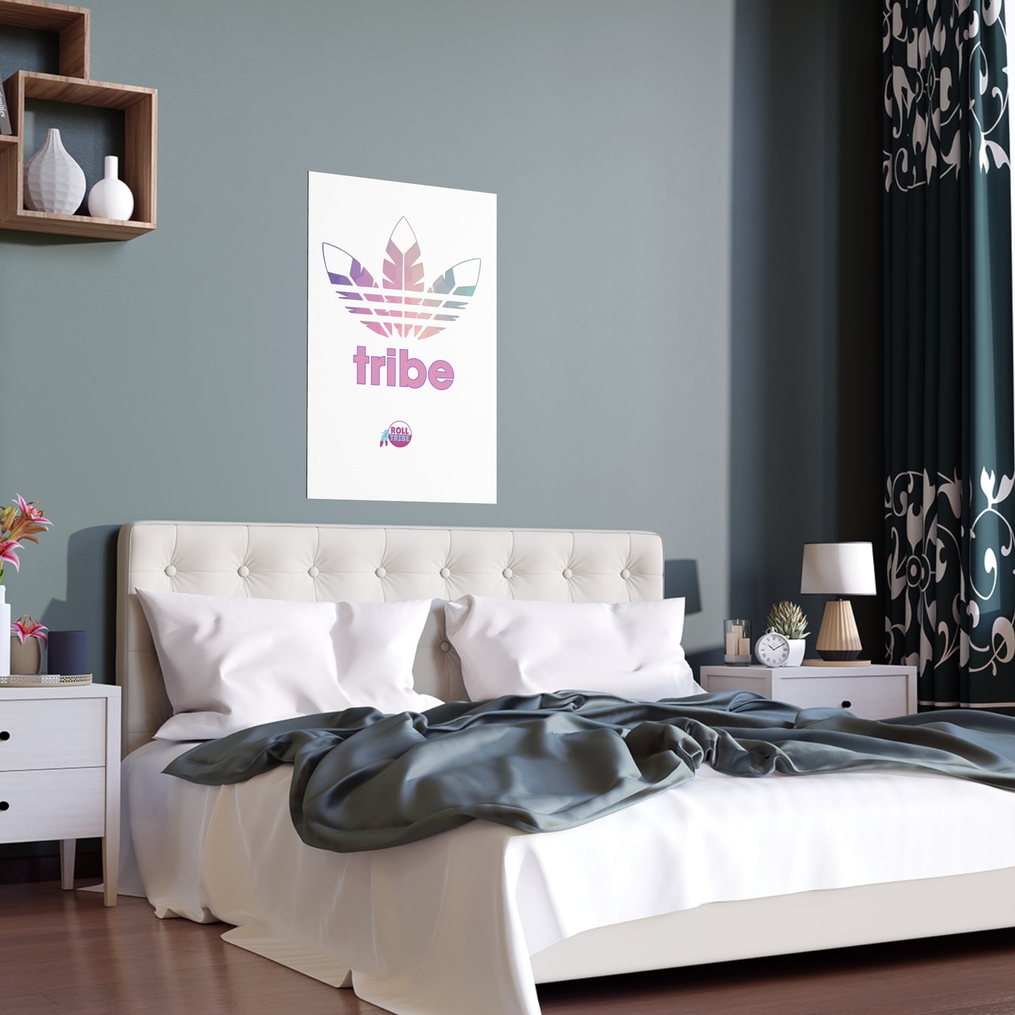 3 Feathers "Trippy Tribe" Silk Posters