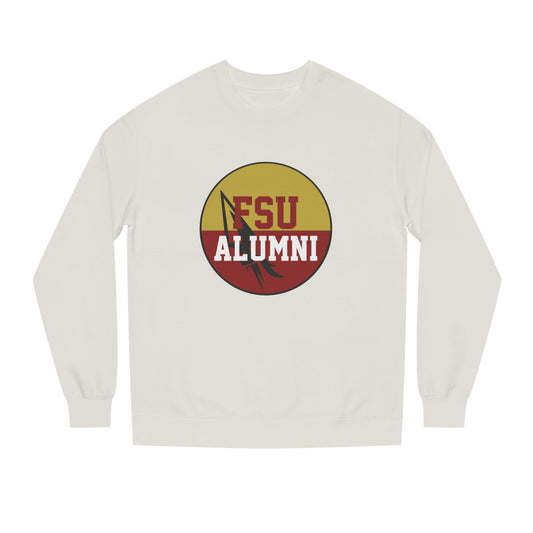 Gameday - "FSU ALUMNI Button" Unisex Crew Neck Sweatshirt