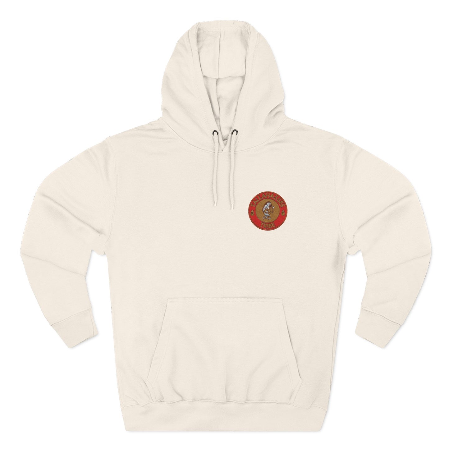 "Tallahassee Tribe" Three-Panel, Embroidered Fleece Hoodie