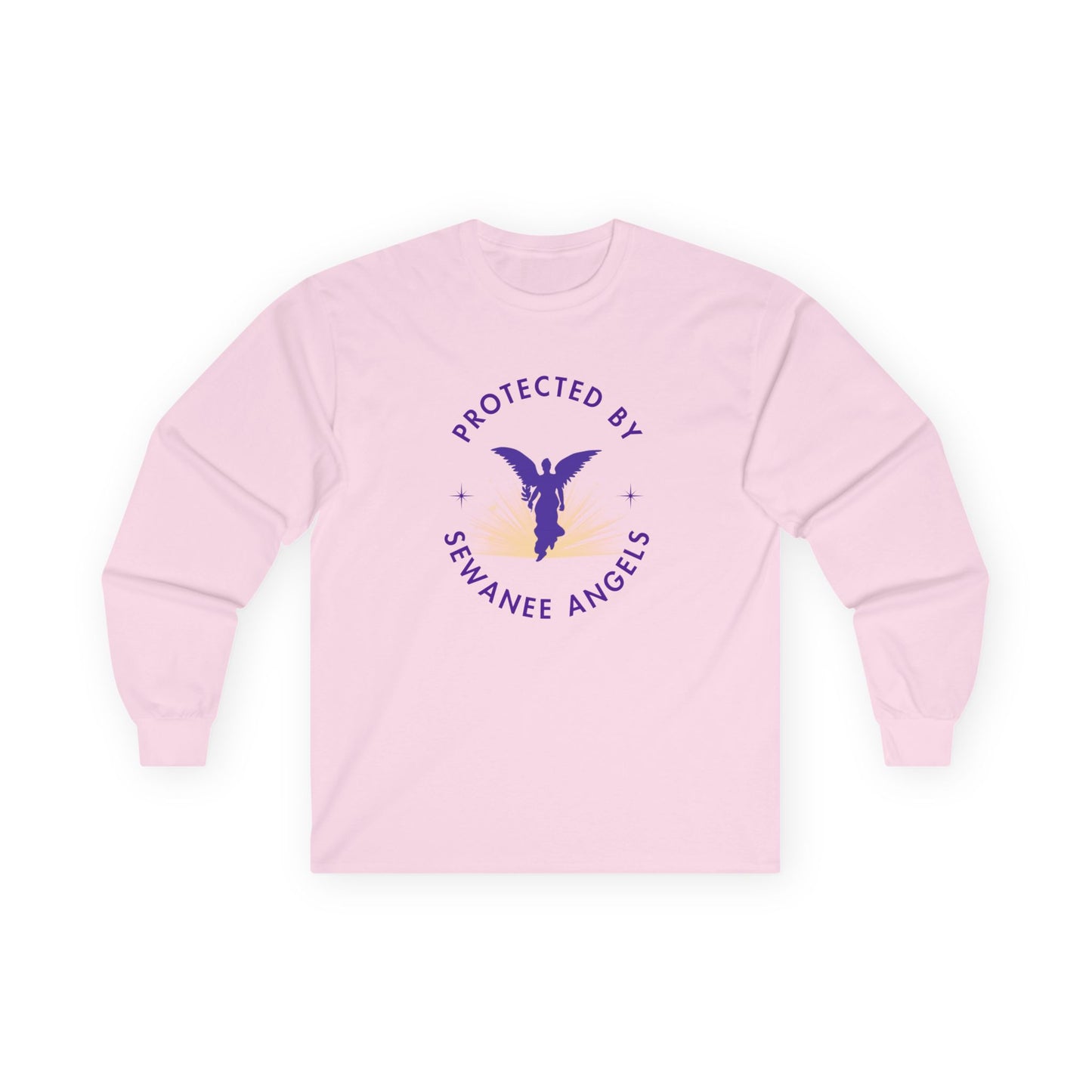 "Protected by Sewanee Angels"  Long Sleeve Tee