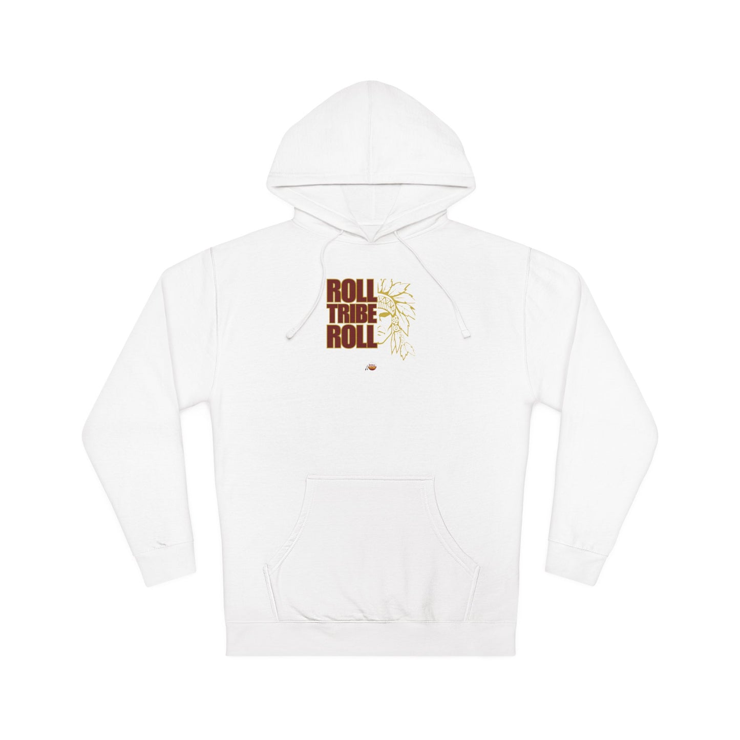 Unisex Hooded Sweatshirt - 'Roll Tribe Roll' Inspirational Design