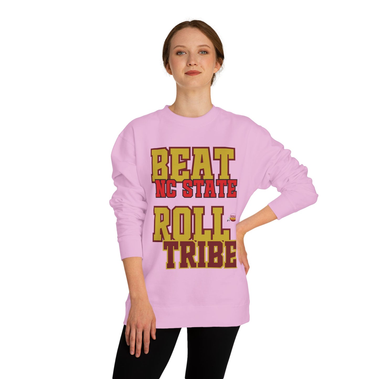 Roll Tribe "Beat NC State" - Unisex Crew Neck Sweatshirt