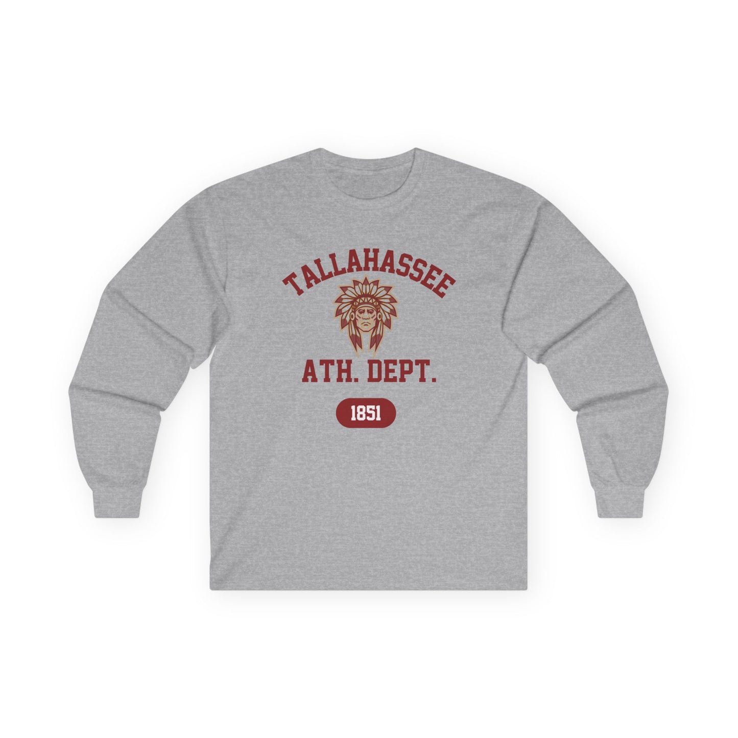 Tallahassee Athletic Dept. Double-Sided, Unisex Long Sleeve T-Shirt