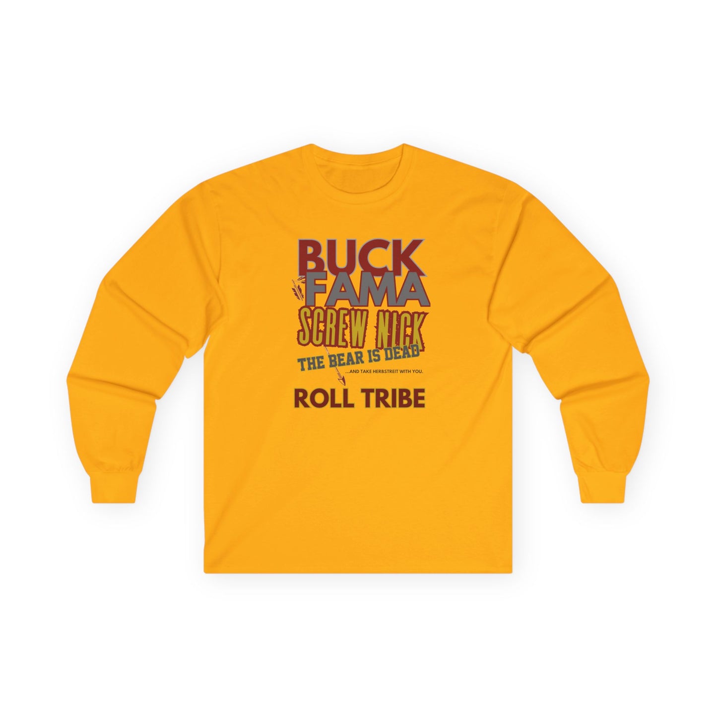 Buck Fama Long Sleeve Tee - Screw Nick Design for Comfortable Casual Wear
