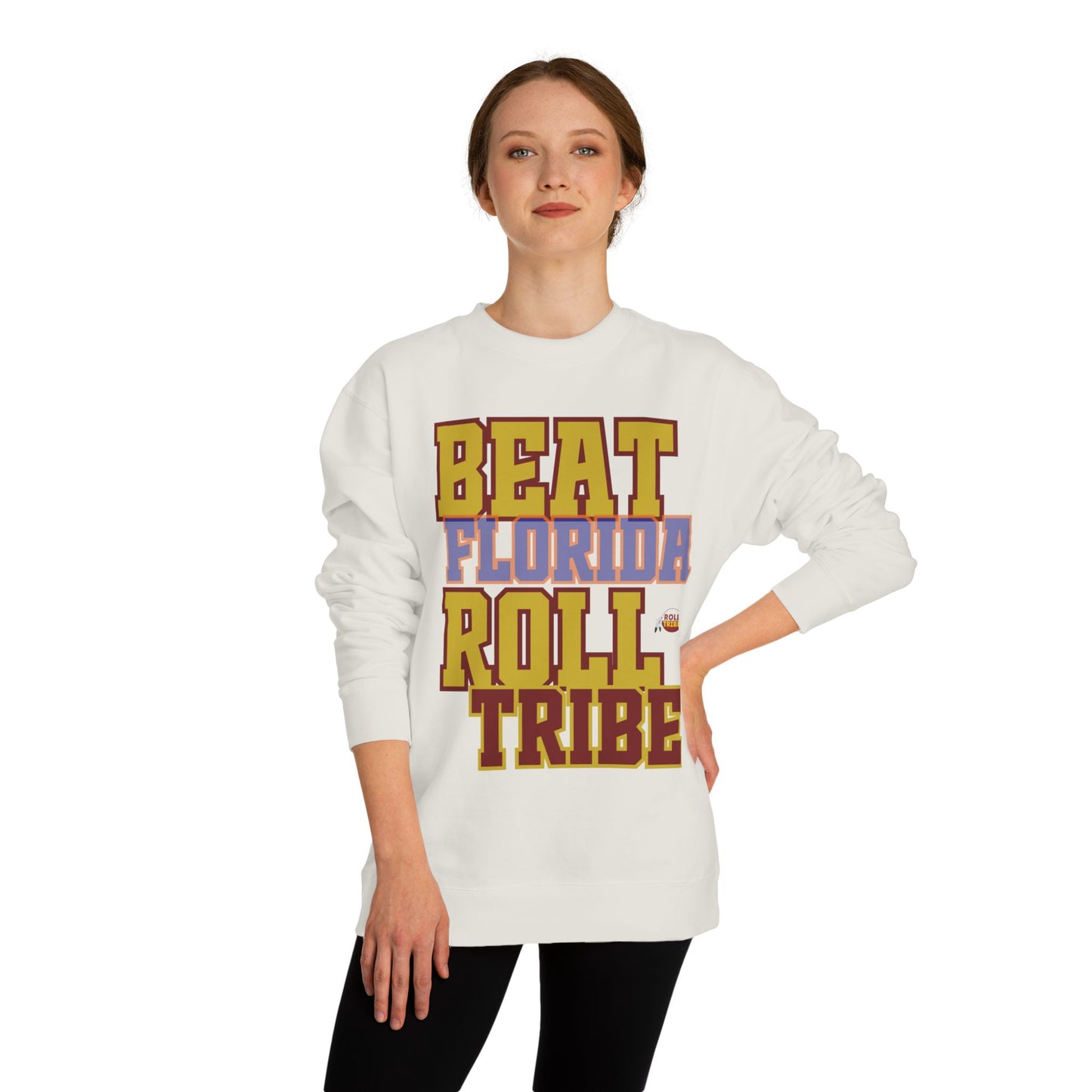 Roll Tribe "Beat Florida" Unisex Crew Neck Sweatshirt