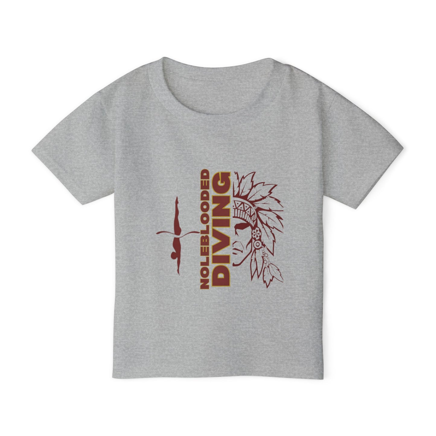 Noleblooded Athletics - Diving Toddler Double-Sided, Graphic T-Shirt