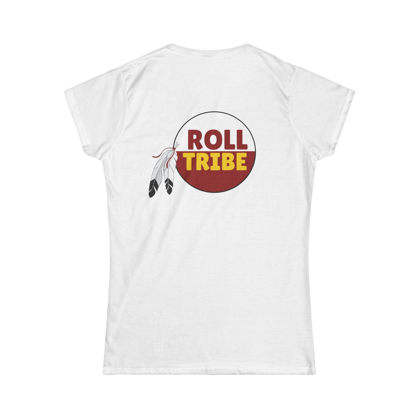 Roll Tribe Sports - "Football" Women's Soft T-Shirt