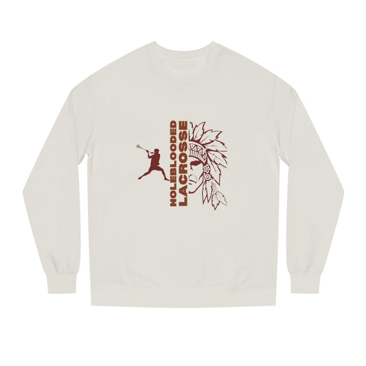 Noleblooded Athletics -Lacrosse Unisex Double-Sided, Crew Neck Sweatshirt