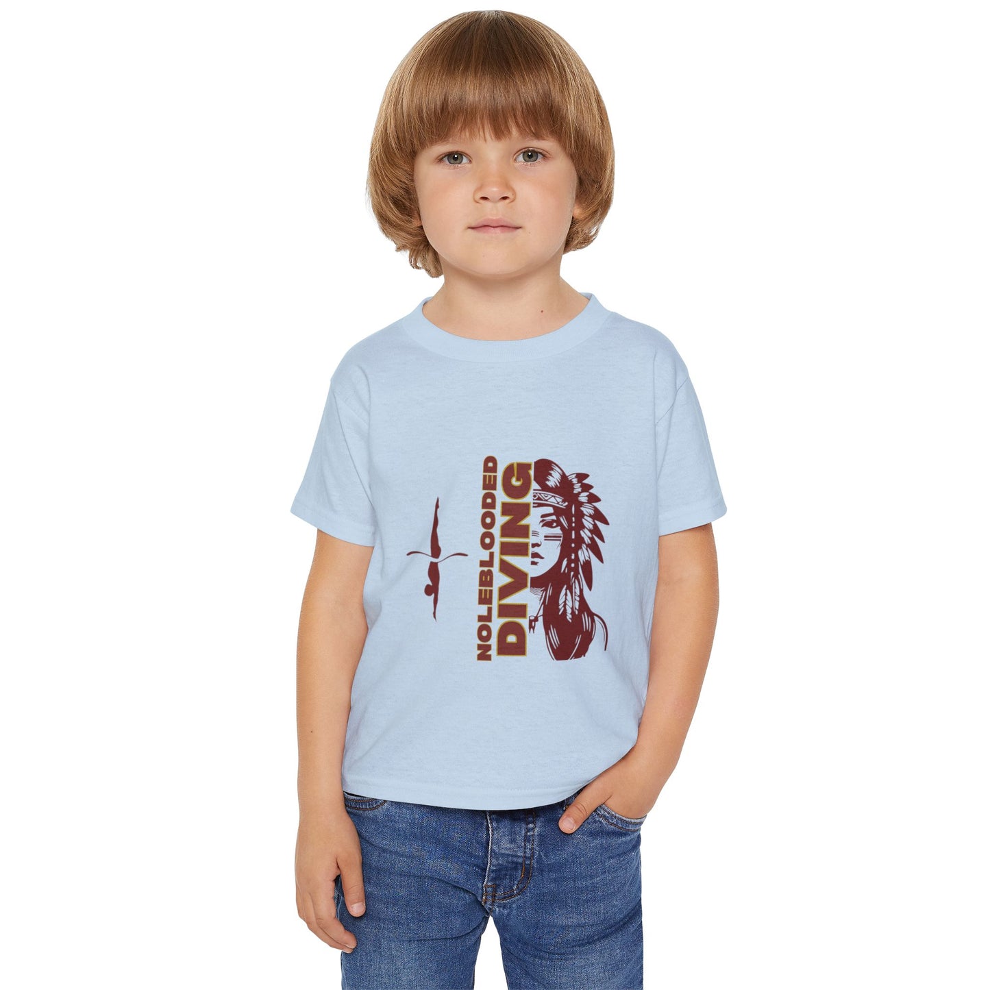 Noleblooded Athletics - Ladies Diving Double-Sided, Toddler T-Shirt