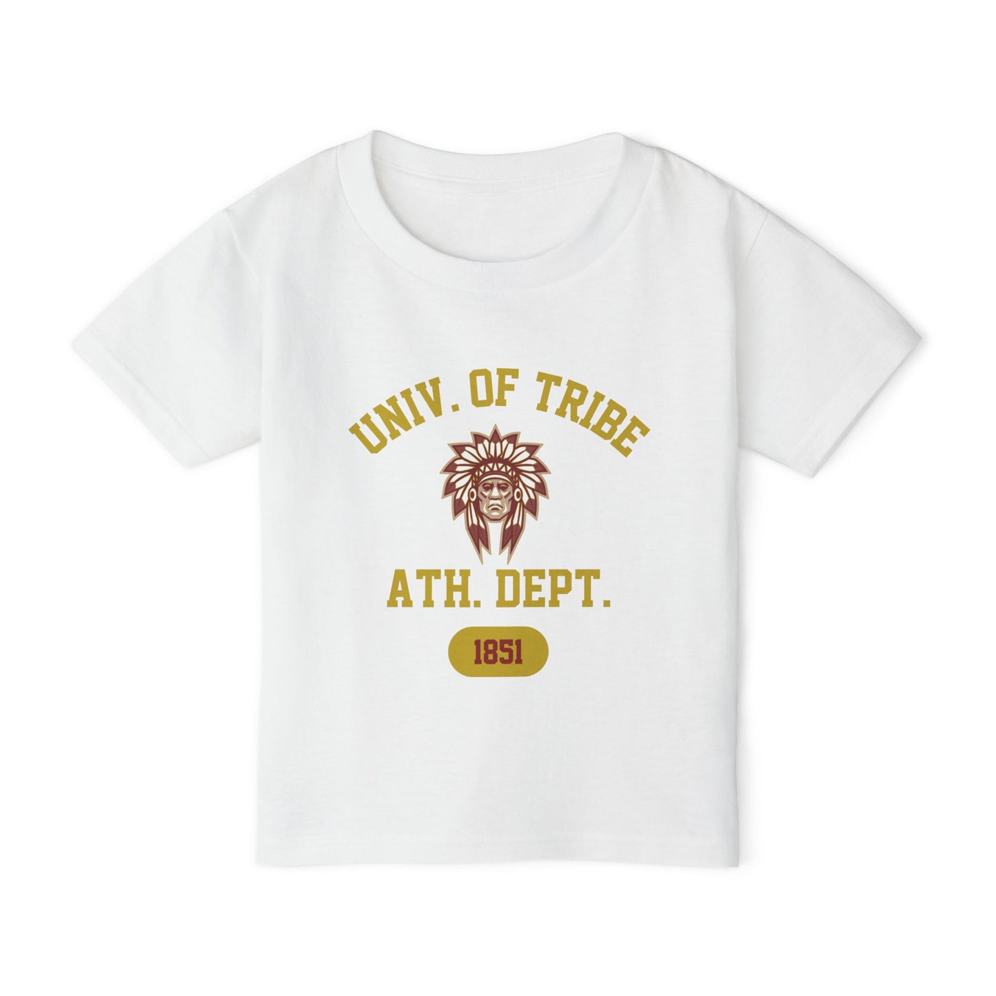 Univ. of Tribe Athletic Department Tee - Double-Sided, Heavy Cotton™ Toddler T-Shirt