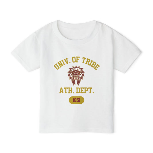 Univ. of Tribe Athletic Department Tee - Double-Sided, Heavy Cotton™ Toddler T-Shirt