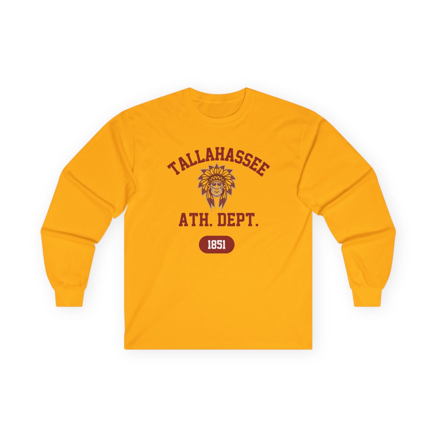 Tallahassee Athletic Dept. Double-Sided, Unisex Long Sleeve T-Shirt