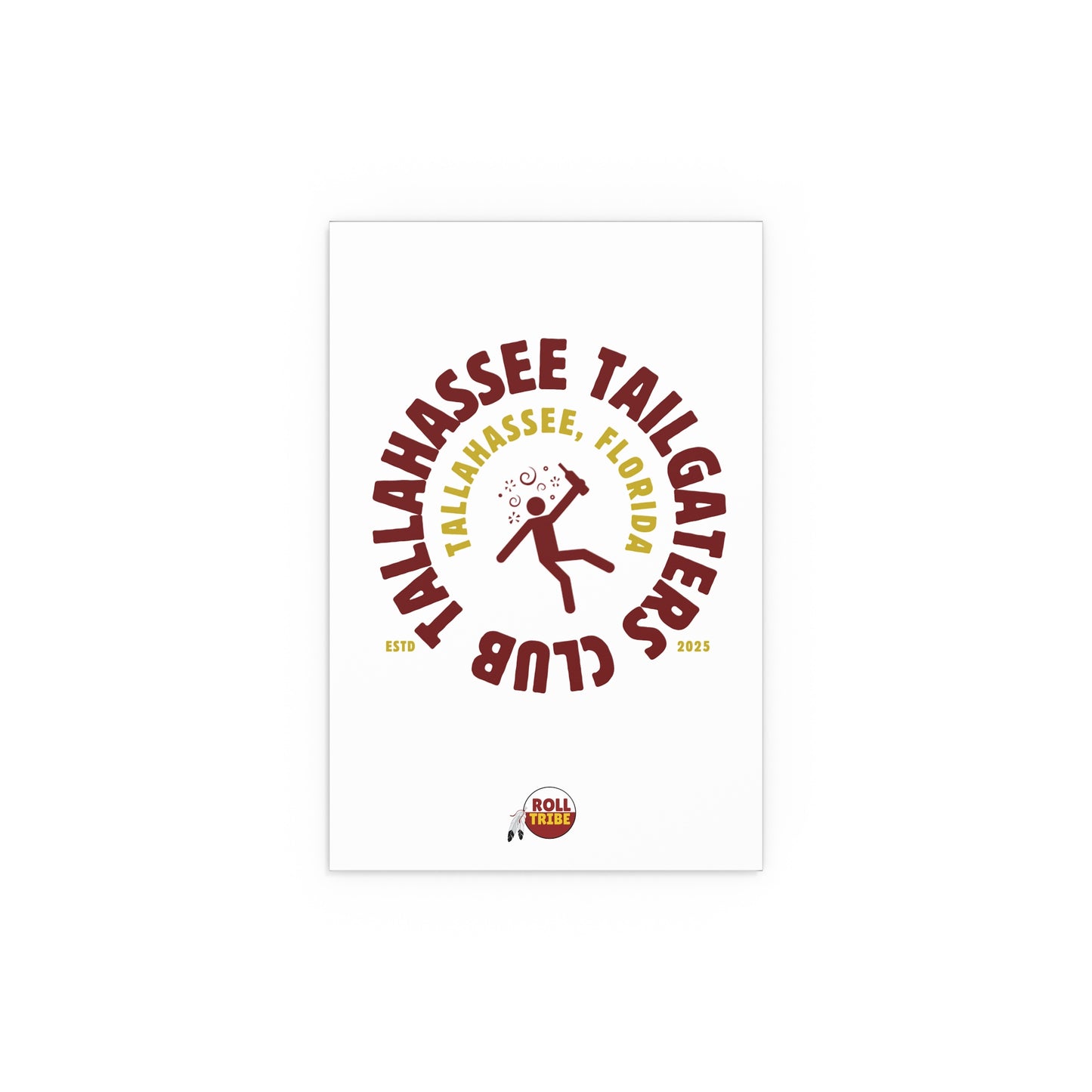 Gameday - "Tallahassee Tailgaters Club" Silk Dorm Room Poster