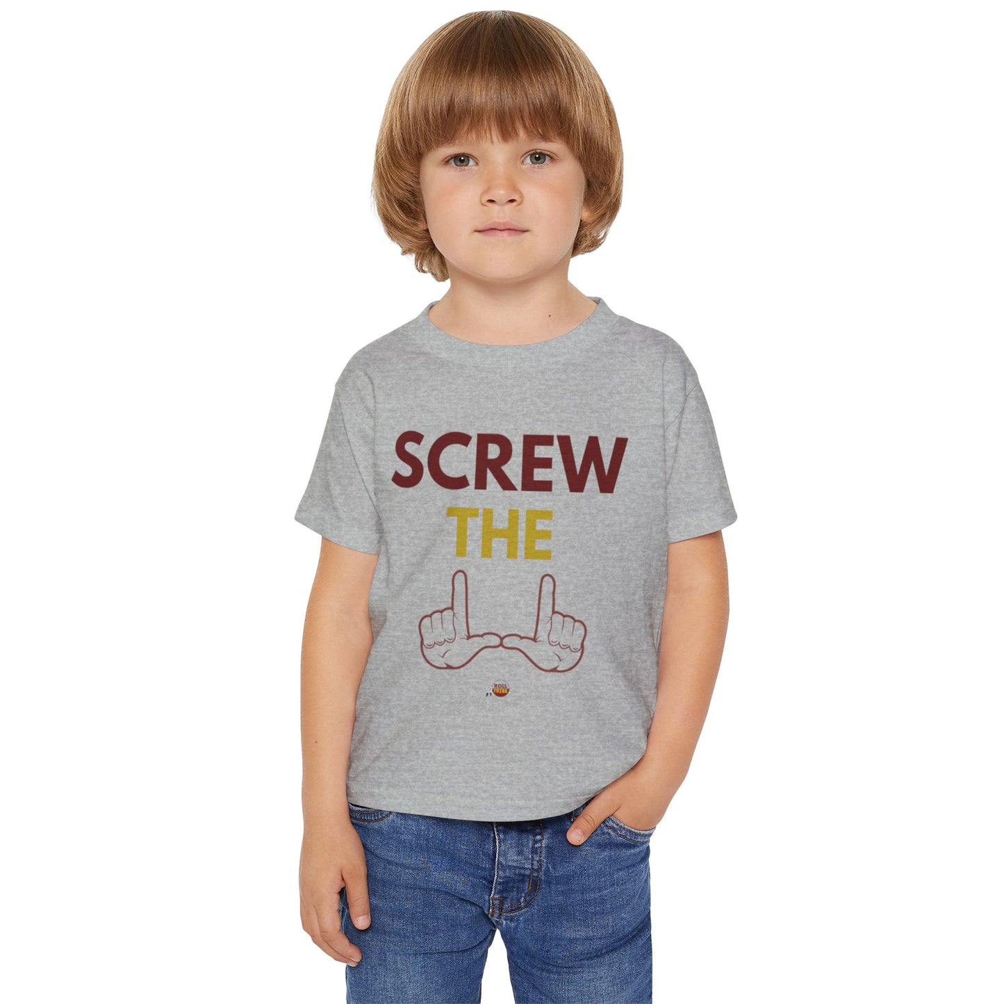 Funny Toddler T-Shirt - "Screw The" Graphic Tee for Kids