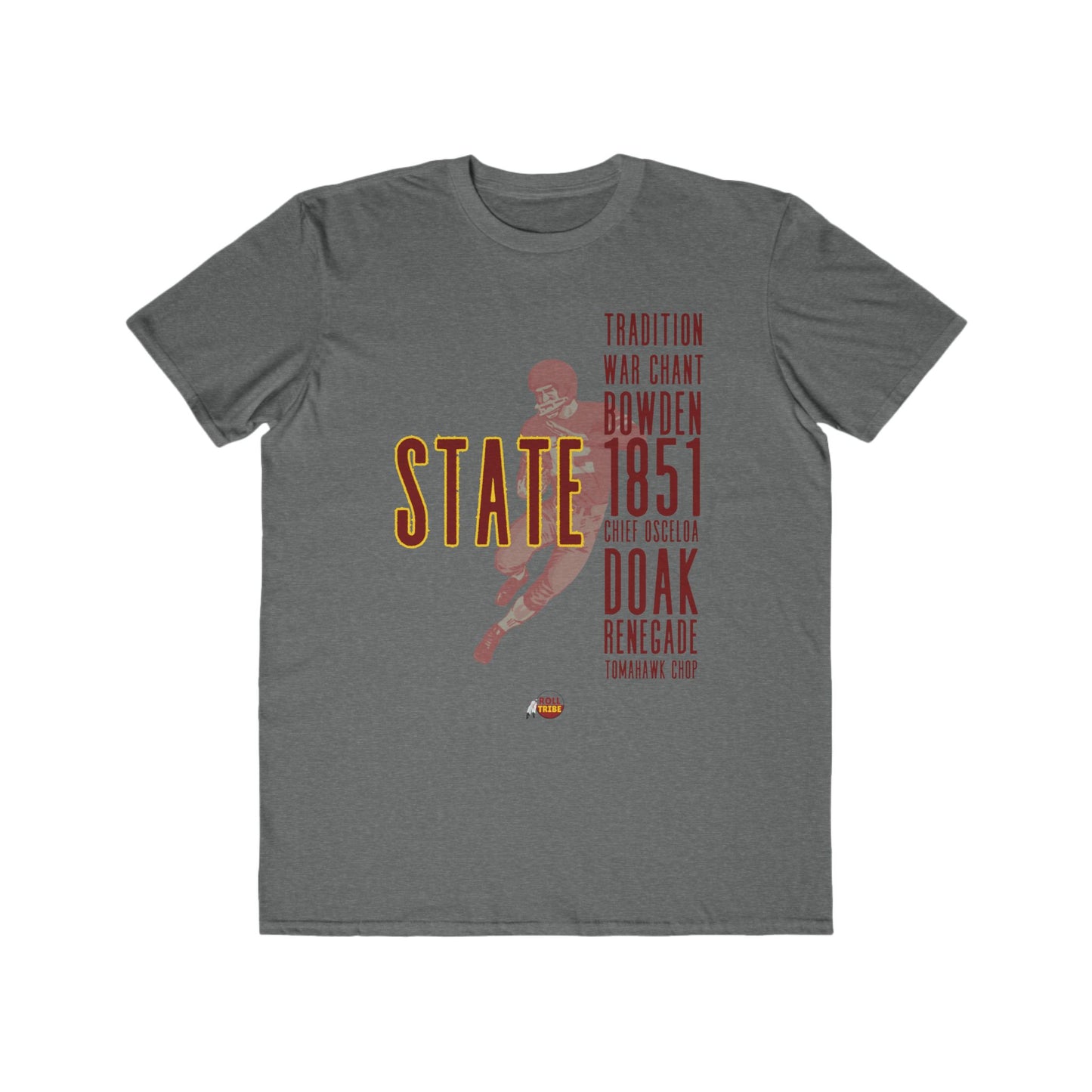 Men's Lightweight Fashion Tee - State Heritage Tee with Tradition and Sports Design