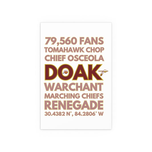 Tribal Traditions "DOAK" Silk Poster