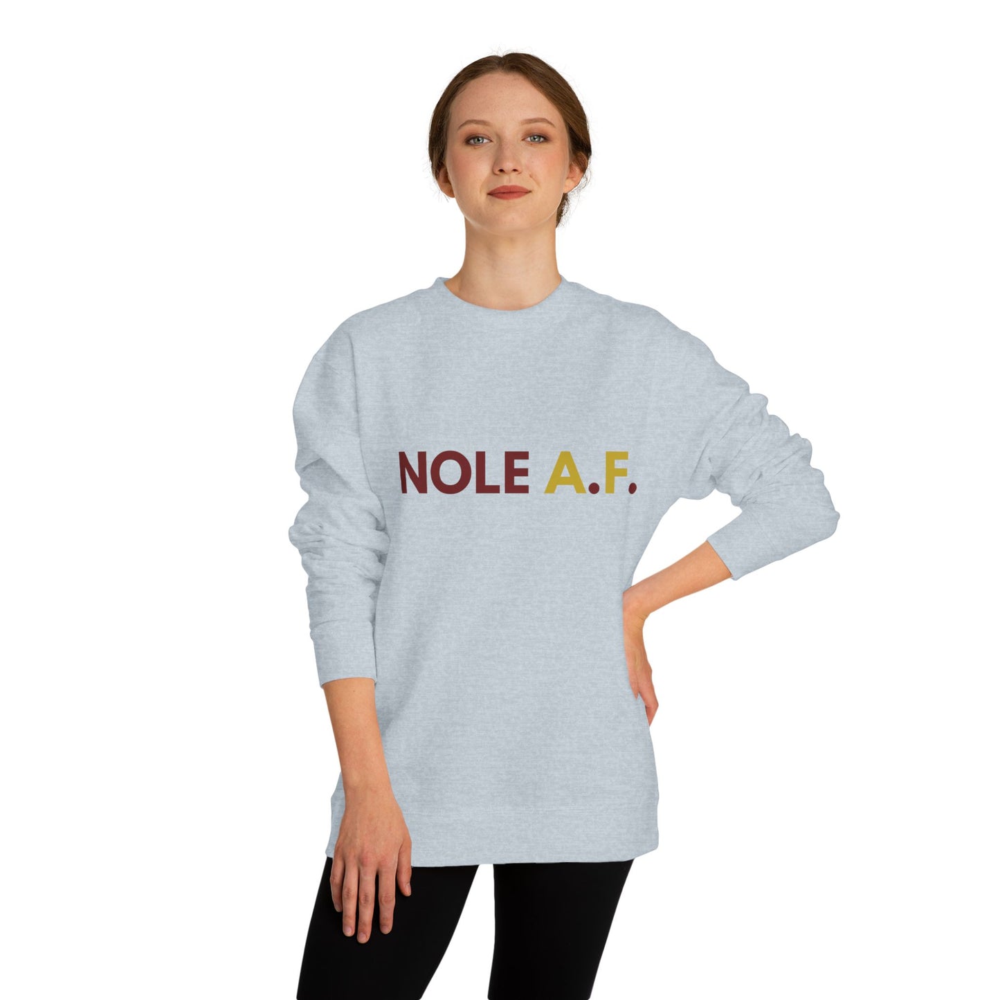Gameday - "NOLE A.F."  Unisex Crew Neck Sweatshirt