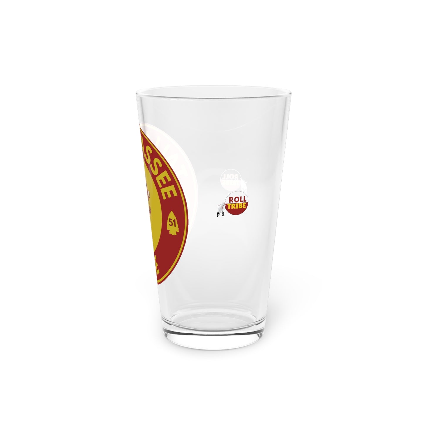 Roll Tribe "Tallahassee Tribe" 16oz Pint Glass