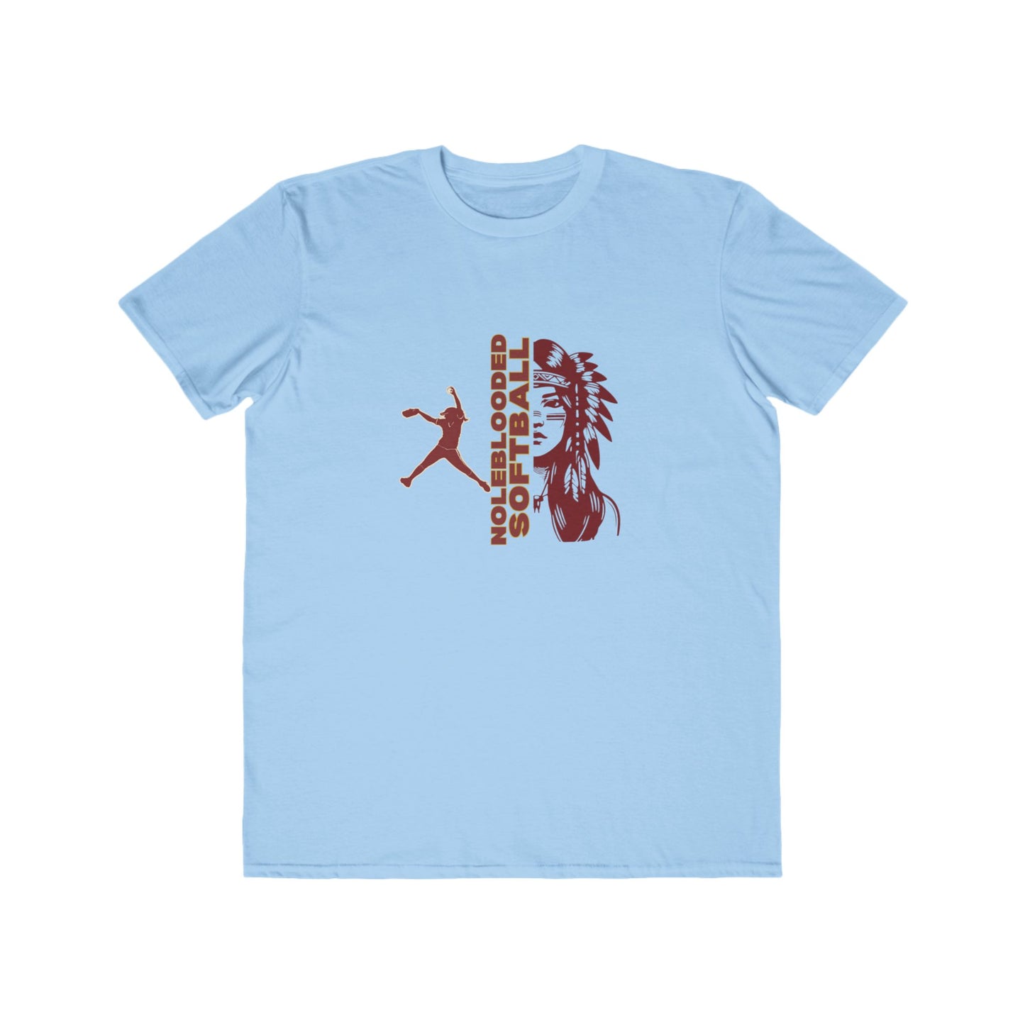 Noleblooded Athletics - Softball Unisex Double-Sided, Lightweight Fashion Tee