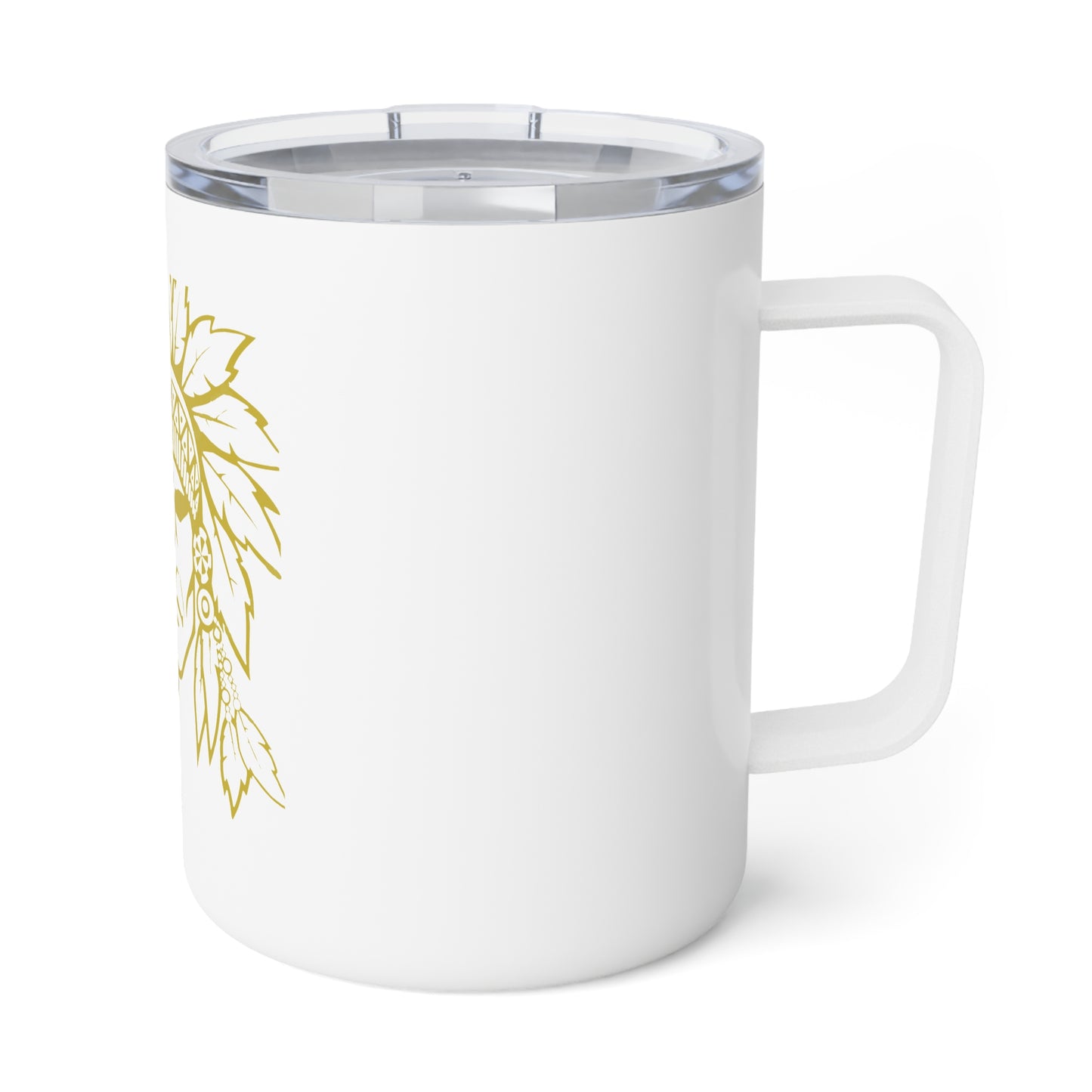 Insulated Coffee Mug - "Roll Tribe Roll" - 10oz - Perfect for Sports Fans and Outdoor Enthusiasts