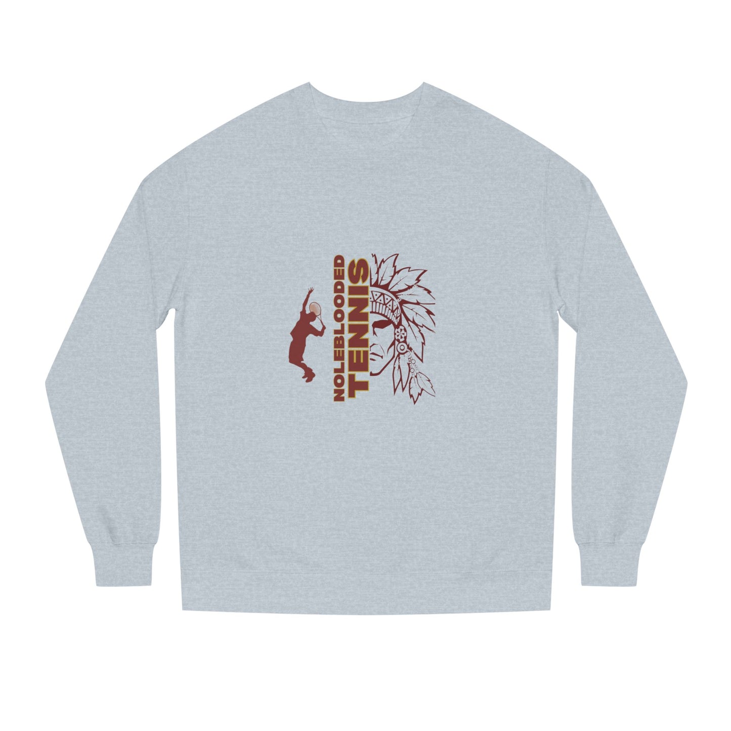 Noleblooded Athletics - Tennis Unisex Double-Sided, Crew Neck Sweatshirt