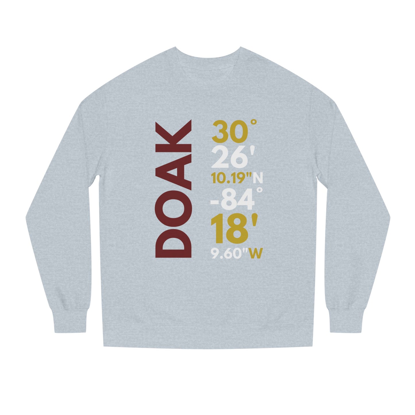 Gameday - "DOAK Coordinates" Unisex Crew Neck Sweatshirt