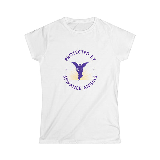 "Protected by Sewanee Angels"  Women's Softstyle Tee