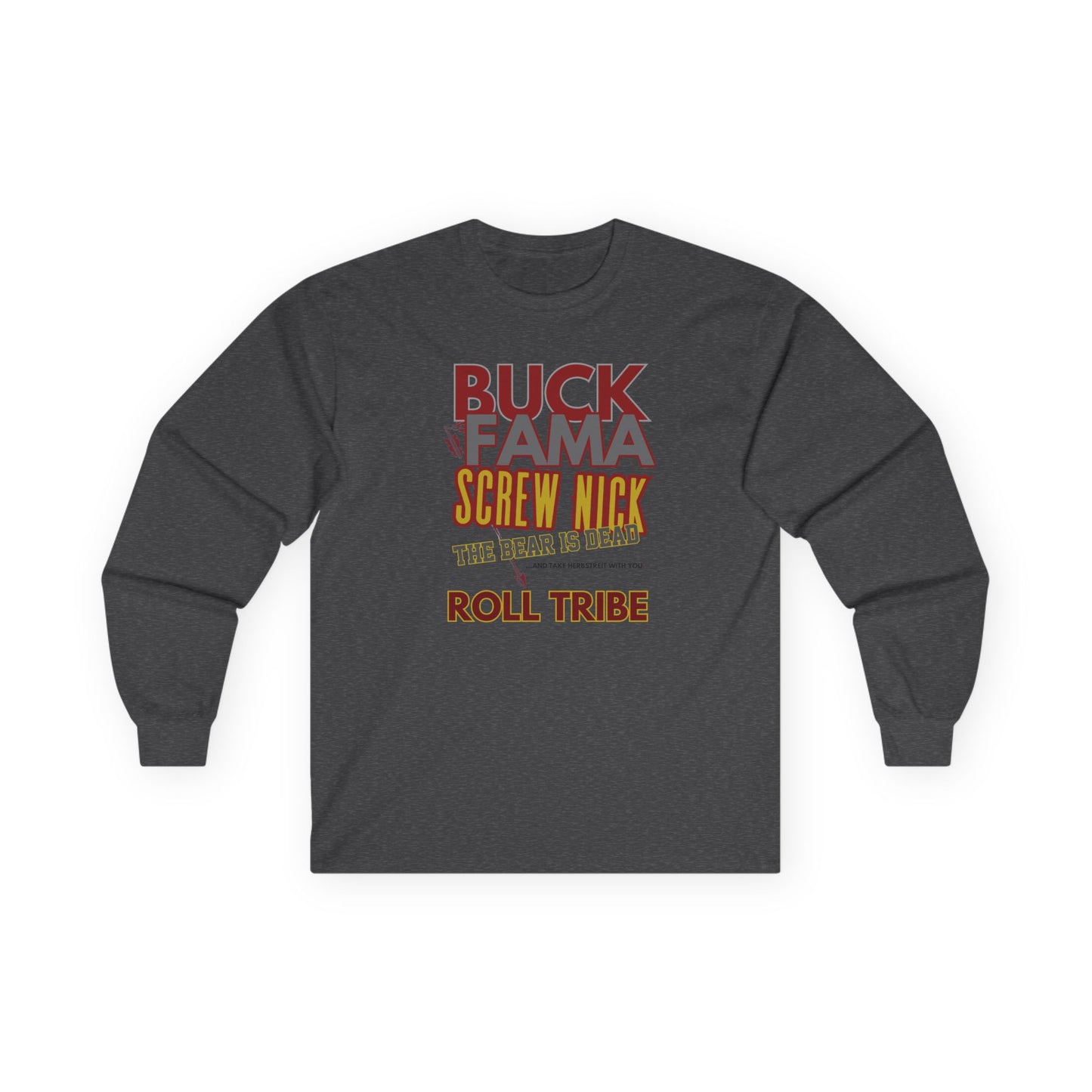 Buck Fama Long Sleeve Tee - Screw Nick Design for Comfortable Casual Wear