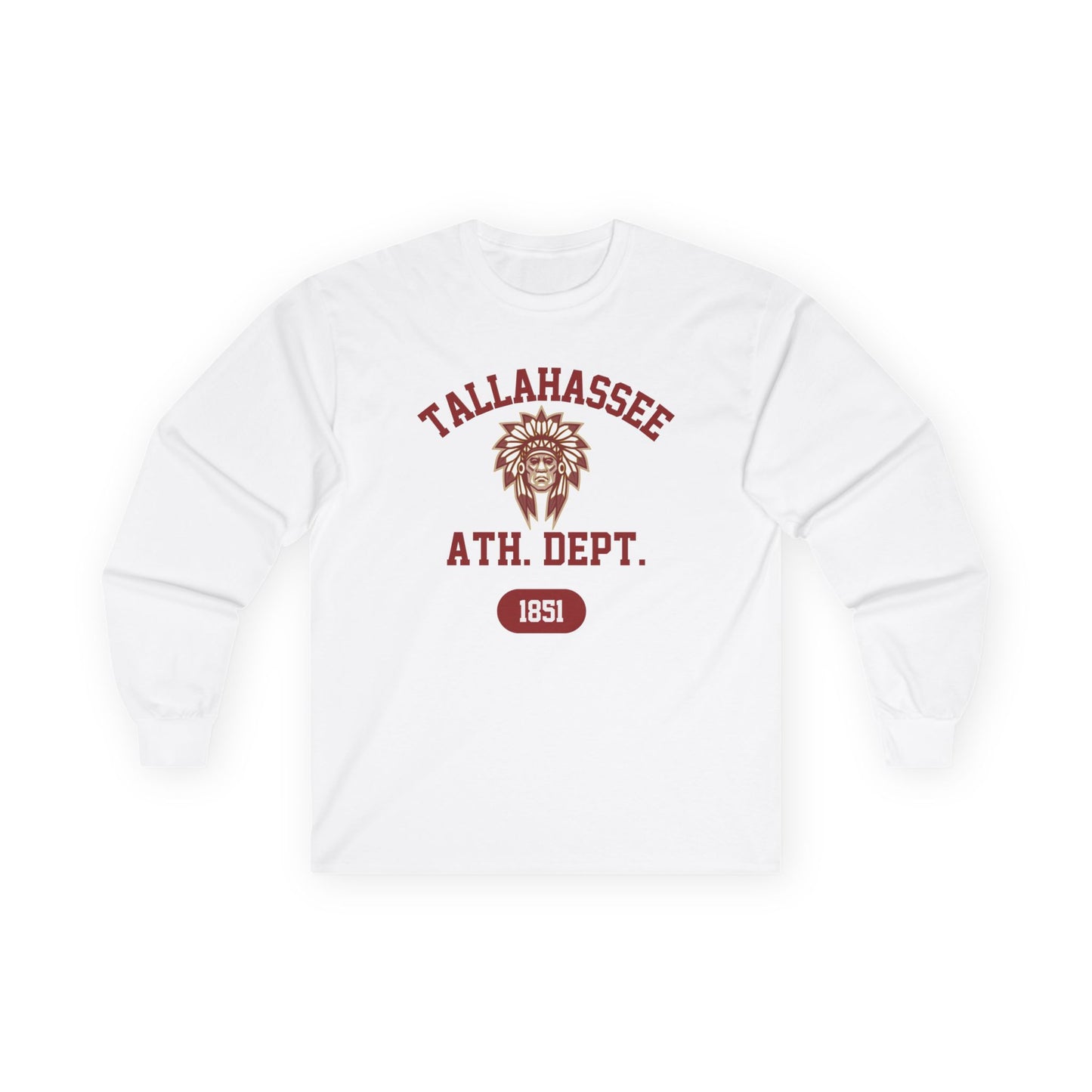 Tallahassee Athletic Dept. Double-Sided, Unisex Long Sleeve T-Shirt