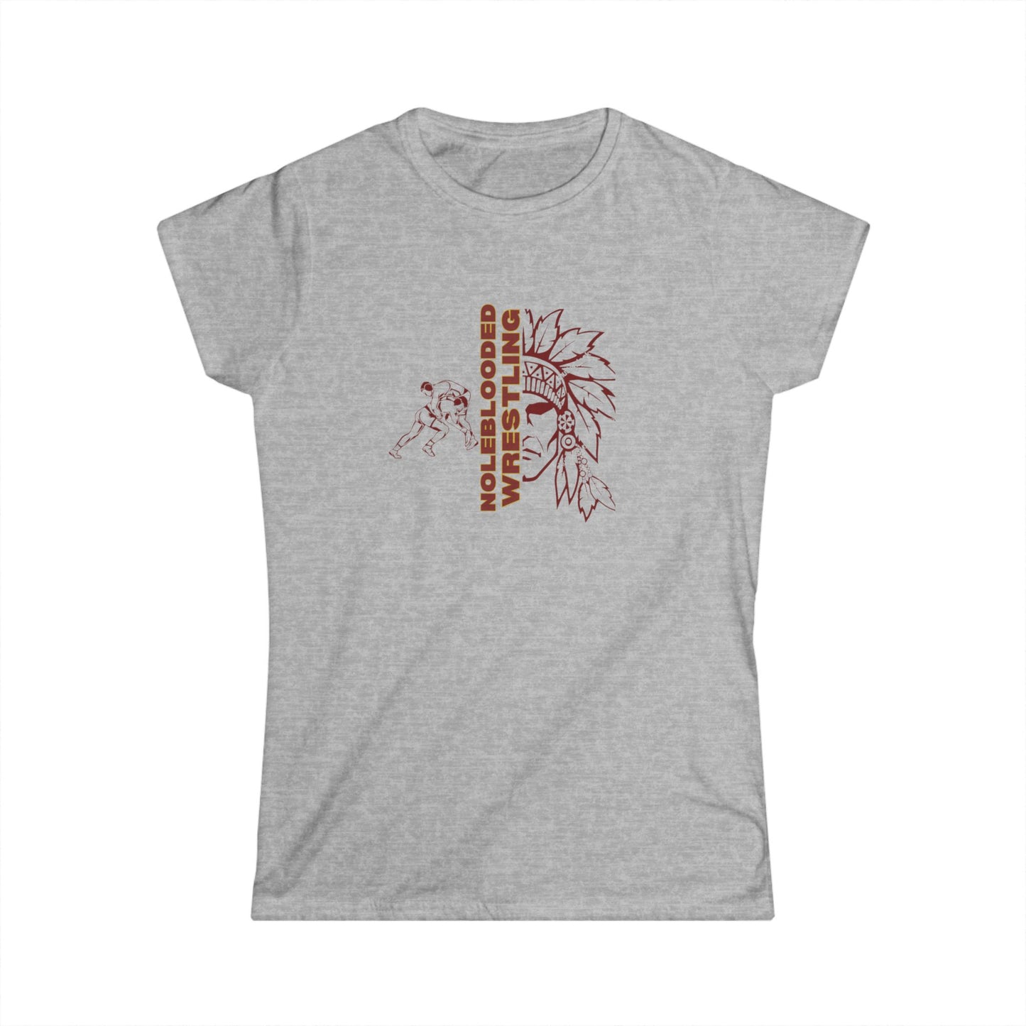 Noleblooded Athletics - Wrestling Women's Softstyle Tee