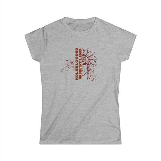 Noleblooded Athletics - Wrestling Women's Softstyle Tee