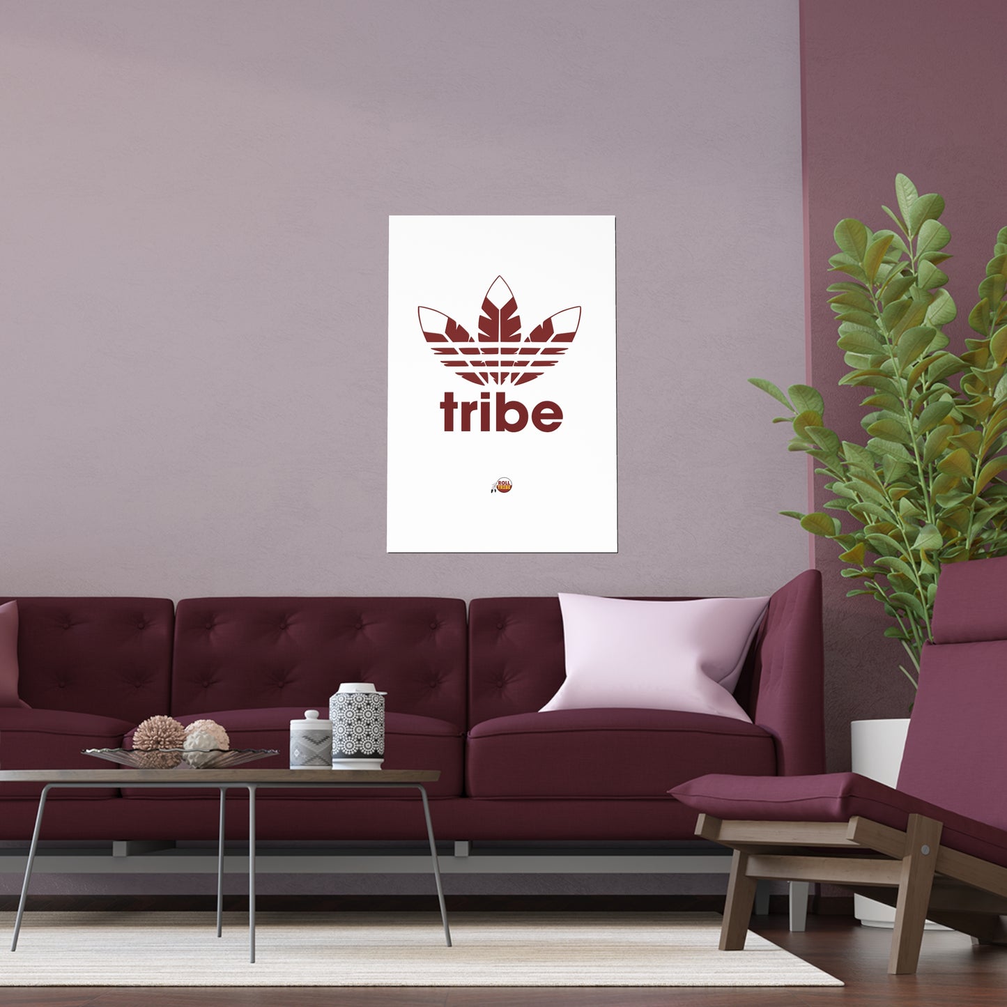 Tribe Indoor and Outdoor Silk Poster - Stylish Wall Art for Home and Garden