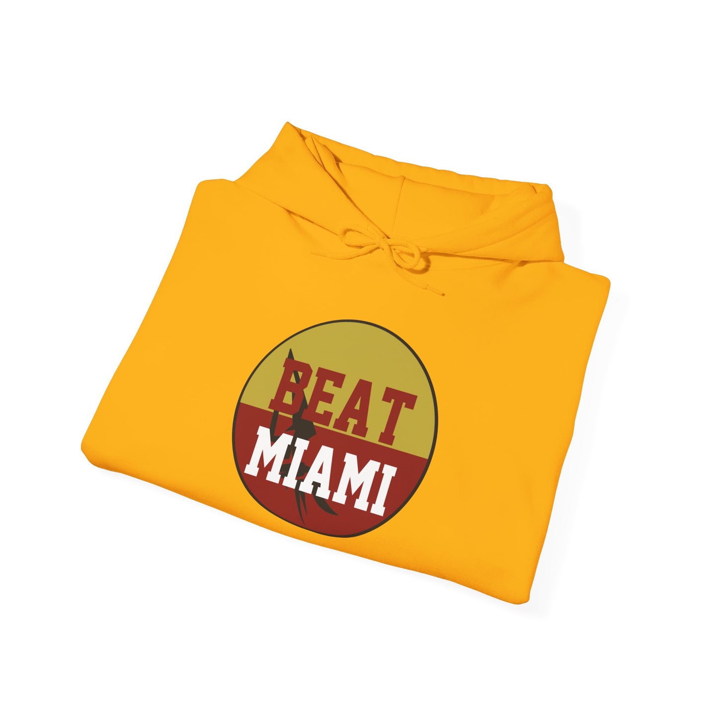 Gameday - "BEAT MIAMI" Button Unisex Heavy Blend Hoodie