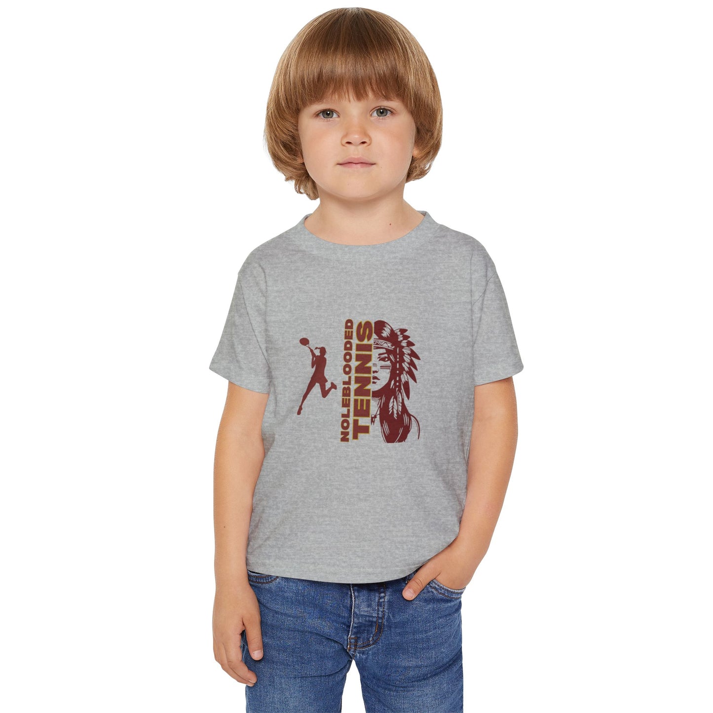 Noleblooded Athletics - Ladies Tennis, Double-Sided, Toddler T-Shirt