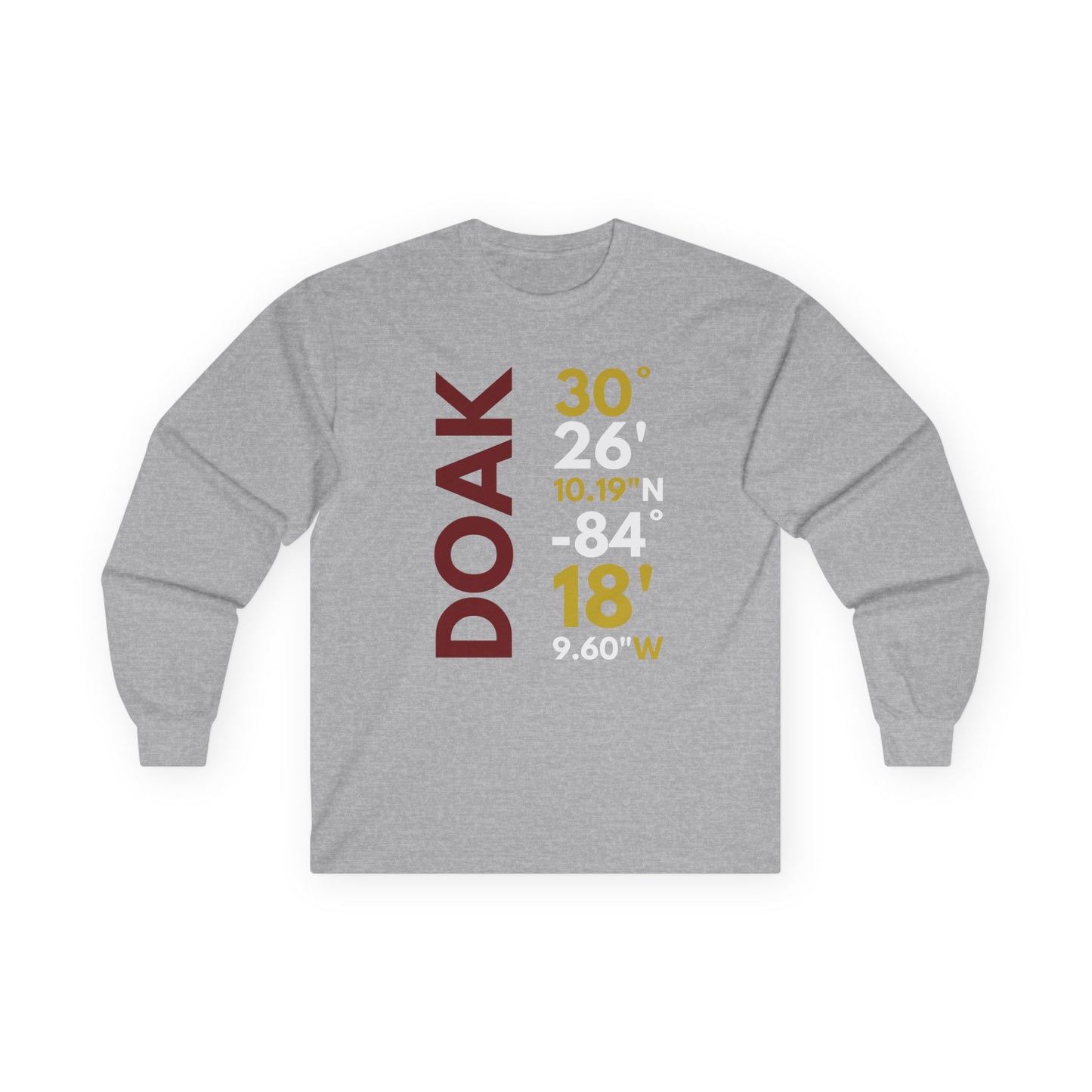 Gameday - "DOAK Coordinates" Unisex Long Sleeve Tee