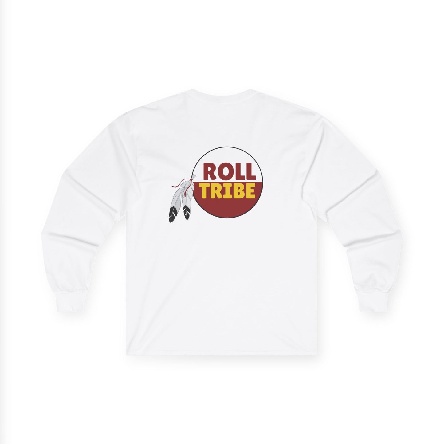 Roll Tribe Nation, Big Chief Long Sleeve Tee | Unisex Cotton Shirt