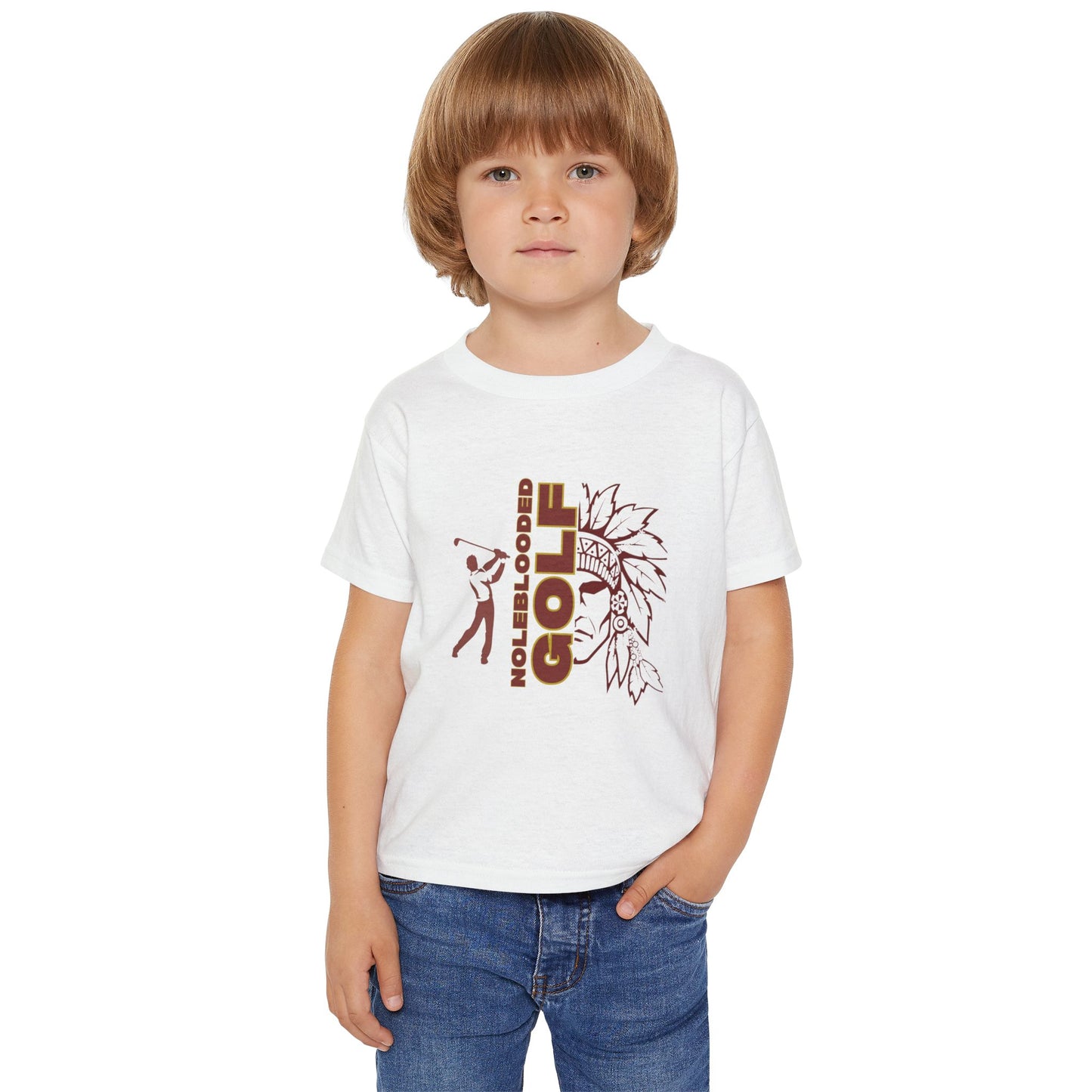 Noleblooded Athletics - Golf Double-Sided, Toddler T-Shirt